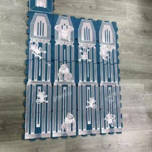 blue building