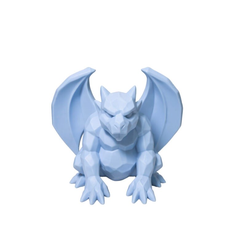 Soft gray plastic gargoyle action figure for STEM play with Rampage City.